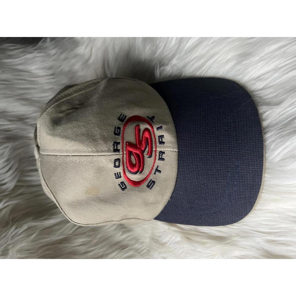 George Strait Tan Embroidered Baseball Cap